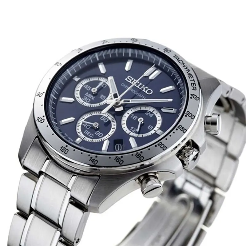 Seiko Spirit Chronograph Blue Dial Men’s Watch- SBTR011